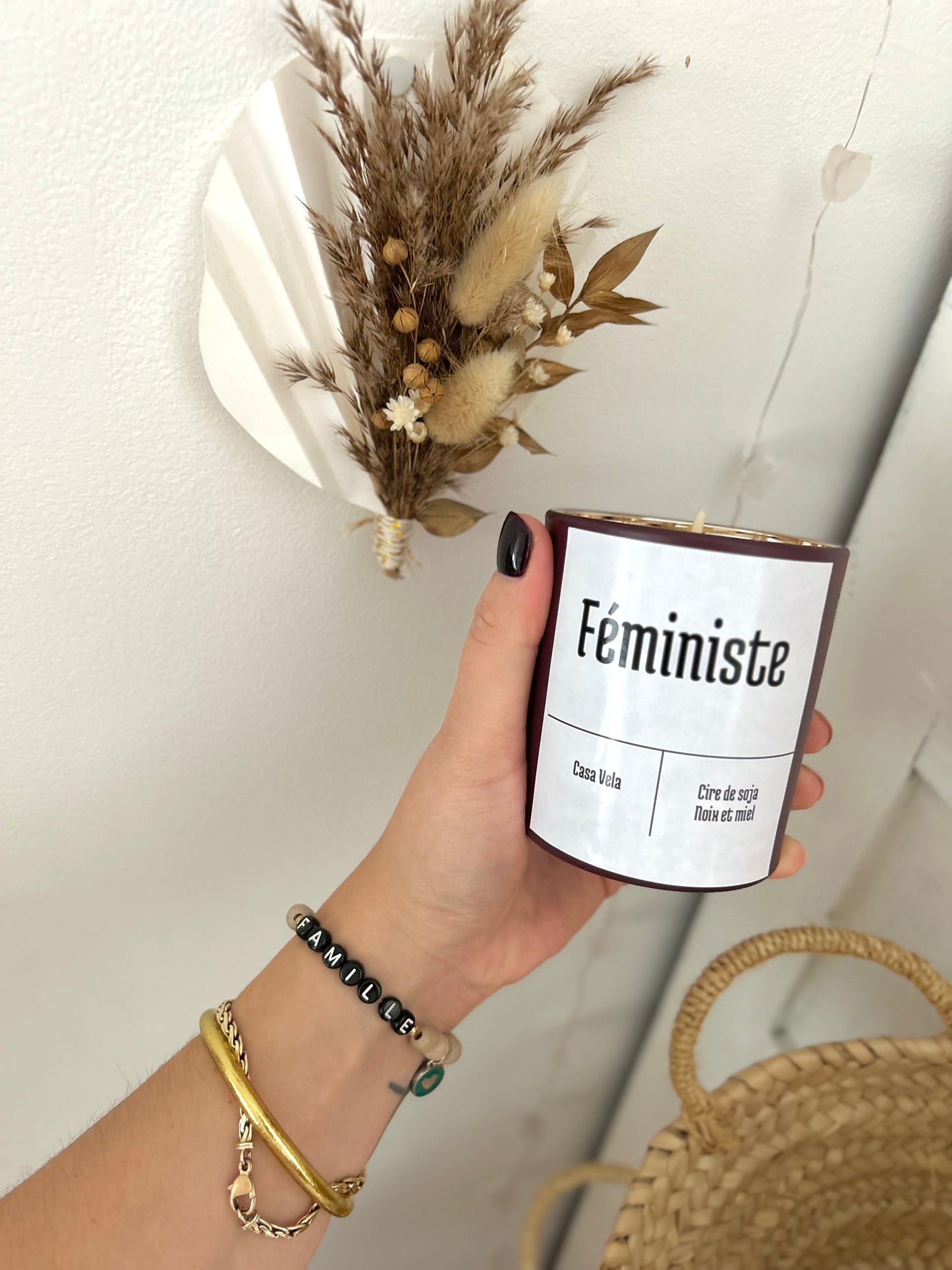 Bougie personnalisable